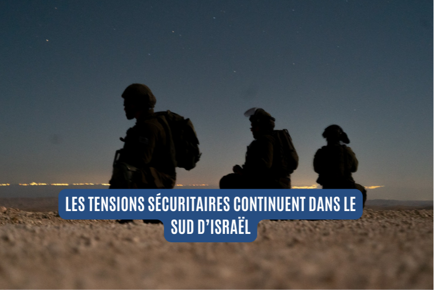 Les tensions sécuritaires continuent dans le sud d’Israël